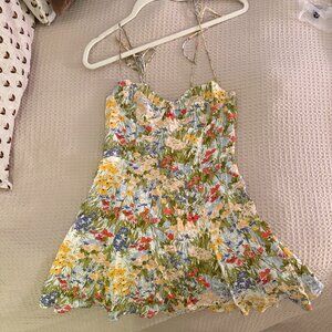 Reformation Saskia Dress Countryside - Size 2